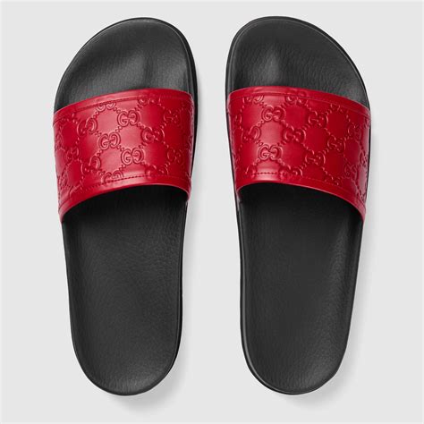 gucci signature slide sandal review|Gucci slides clearance.